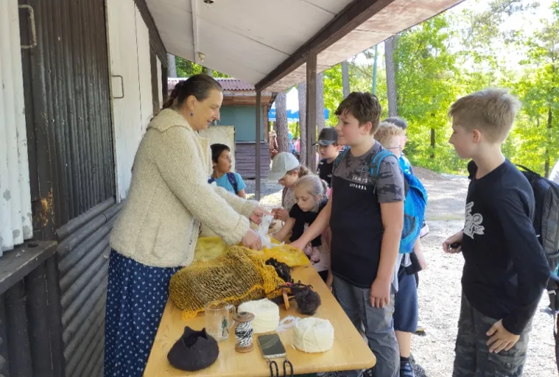 Ukázka předení vlny